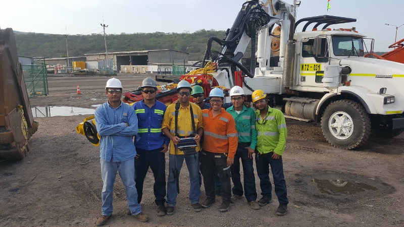 In april 2017, FMA Industrial delivered to Cerrejon in Colombia, a Pin Extractor equipment to be used in big Shovels.