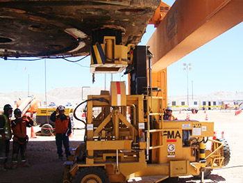 Shaft Extractor for Mining shovel