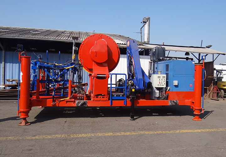 Rolling Steel Cables using Mining Shovels