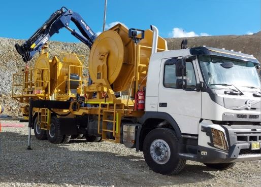 CRH-C900 truck-mounted platform supplied to Chinalco mining in Peru