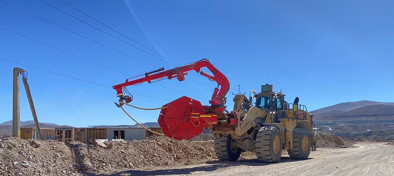 Supply of one FMA Cable Reel CB6500- SCRB450 to Quebrada Blanca mine (TECK)
