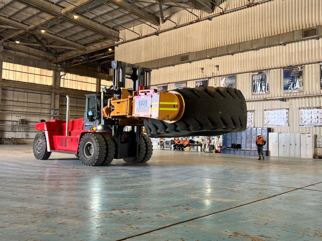 Supply of TH35G Tire Handler to Oyu Tolgoi Mine
