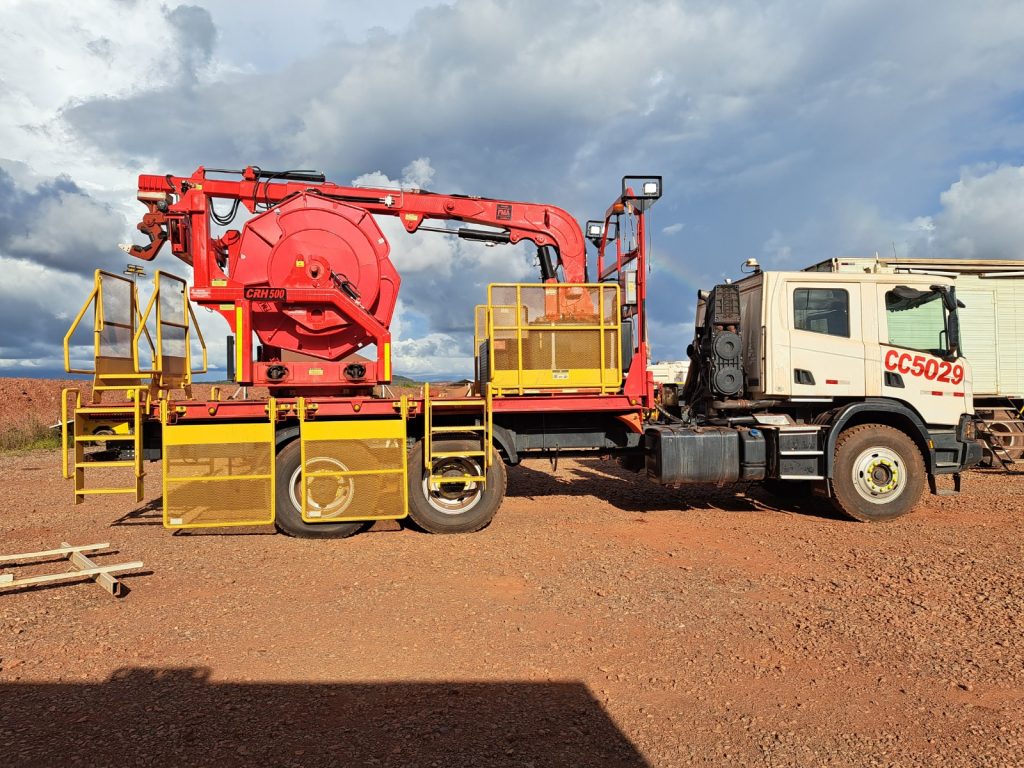 Supply of two CRH500 Cable Reeler to Minera Carajas