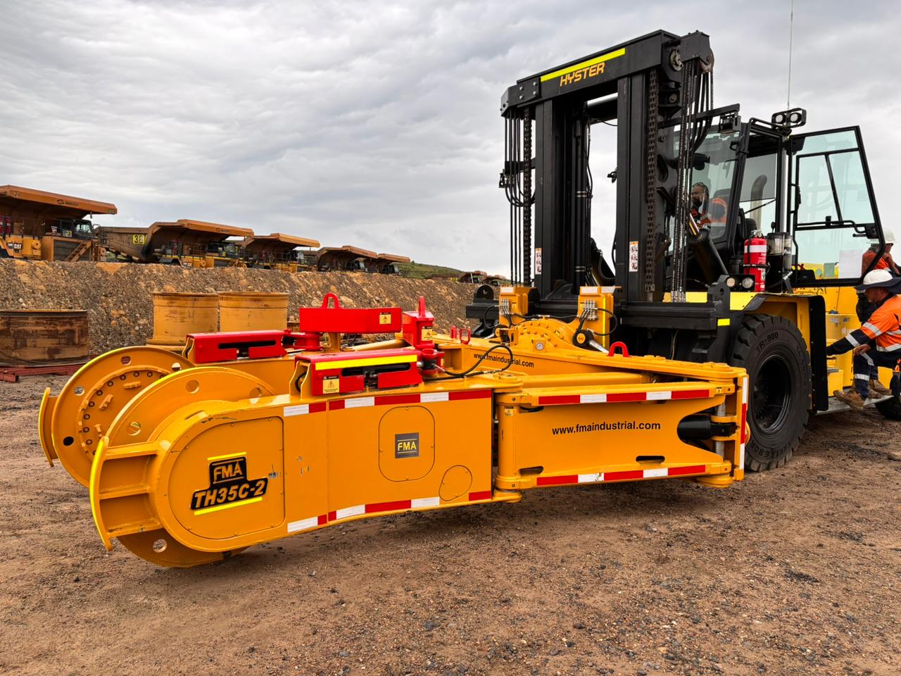 Supply of one FMA Tire Handler TH35C-2 to Epsa Pacific in Australia